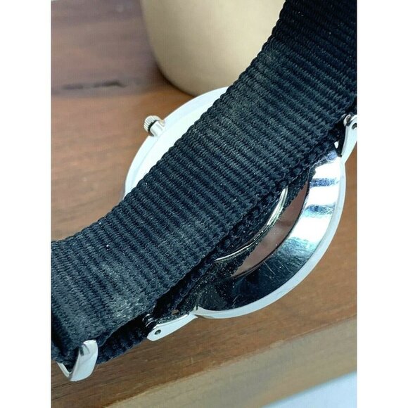 Daniel Wellington Women's Watch DW00100151 Silver 36mm Black Dial Nylon Strap - Picture 6 of 13